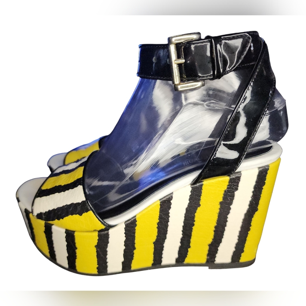 Just Cavalli Platform Wedge Sandals, Womens 37 EU (7 US)